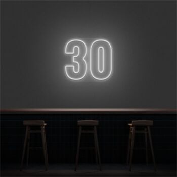 30 LED Neon Number LED Neon Sign