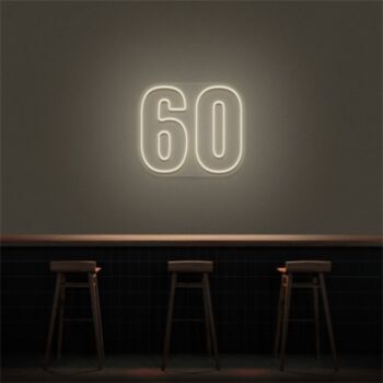 60 LED Neon Number LED Neon Sign
