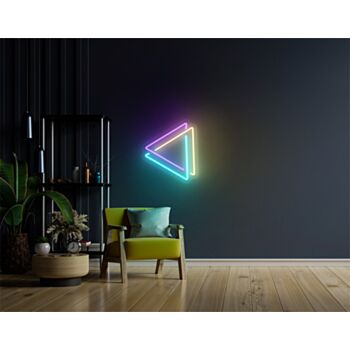 Art Triangle LED Neon Sign