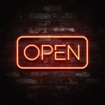 Artwork Open LED Neon Sign