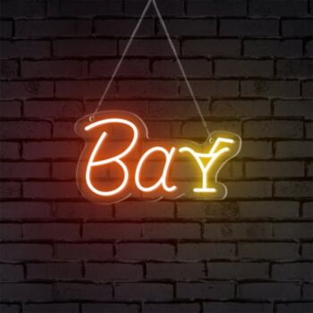 Bar Word Cocktail Glass LED Neon Sign