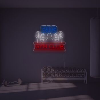 Big Gym Club LED Neon Sign