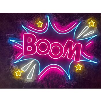 Boom V1 Neon Sign