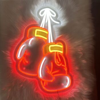Boxing Gloves Neon Sign Boxing Neon Sign Gym Neon Sign Home Room Bedroom Wall Decor