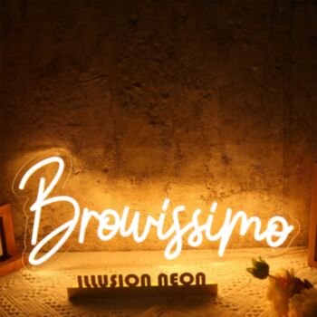 Browissimo Neon Sign