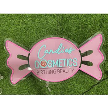 Candies Cosmetics Birthing Beauty LED Neon Sign