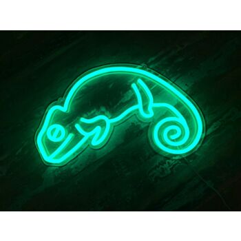 Chameleon Neon Sign