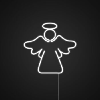 Christmas Angel Neon Sign