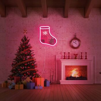 Christmas Stocking Neon Sign