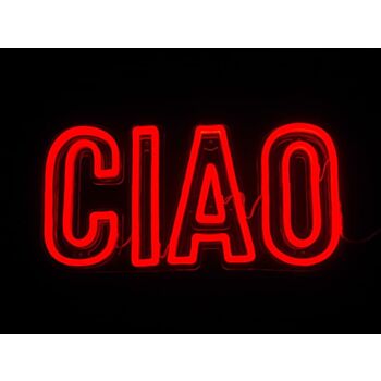CIAO Neon Sign