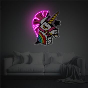 Cool Pink Unicorn LED Neon Acrylic Artwork
