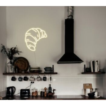 Croissant Neon Sign