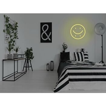 Happy Sad Face Neon Sign