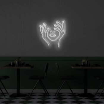 Hold Face Neon Sign