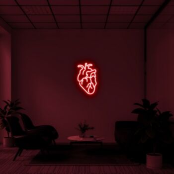 Human Heart Neon Sign
