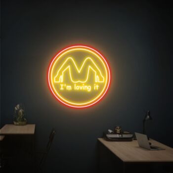 I M Loving It Art Neon Sign Bedroom Neon Sign Home Decor