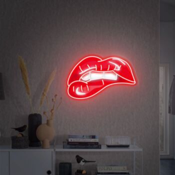 Lips Art Led Uv Neon Sign Art Bedroom Home Decor