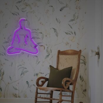 Meditated From Yoga Room LED Neon Sign