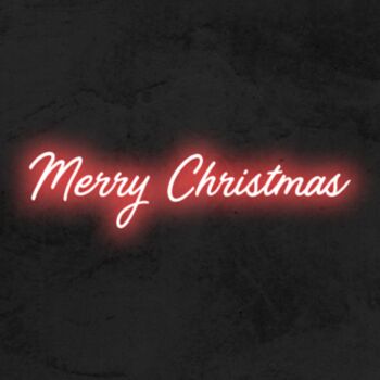 Merry Christmas Neon Sign