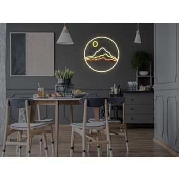 Mountains Neon Sign