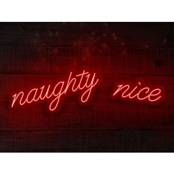 Naughty Nice Neon Sign