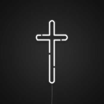 Neon Cross LED Sign MNC40388