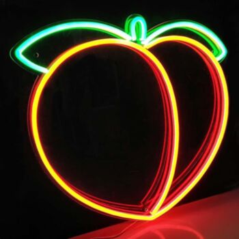 Peach Neon Sign