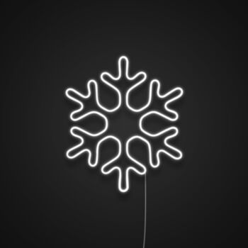 Snowflake Neon Sign
