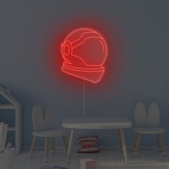Space Helmet Neon Sign