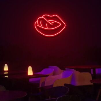 Sugar Lip Neon Sign Lights Night Lamp Led Neon Sign Light For Home Party MG10251