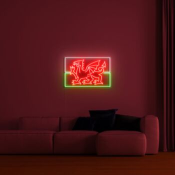 Wales Flag Neon Sign MNE11645