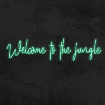Welcome To The Jungle Neon Sign MNE11664