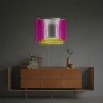 Window View LED Neon Sign