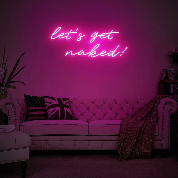 Neon light sign for wall,Led sign for bedroom,Neon sign bedroom,Led sign wall Get naked neon sign Get naked light sign Get naked led sign