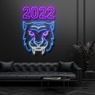 2022 With Tiger Neon Sign