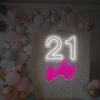 21 Baby LED Neon Sign