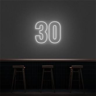 30 LED Neon Number LED Neon Sign