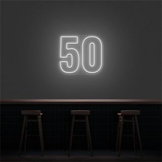 50 LED Neon Number LED Neon Sign