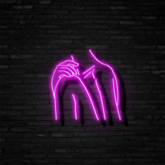A Thinker Neon Sign