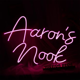 Aaron'S Nook Neon Sign