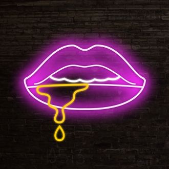 Aesthetic Drool Neon Sign