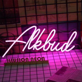 Alklud Neon Sign