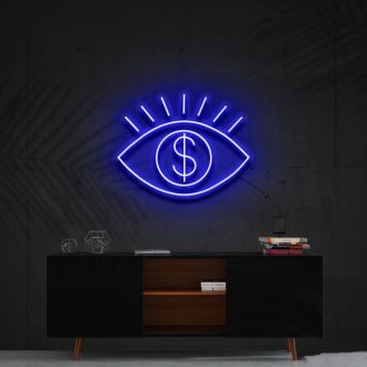 All Eye See Is Money Neon Sign
