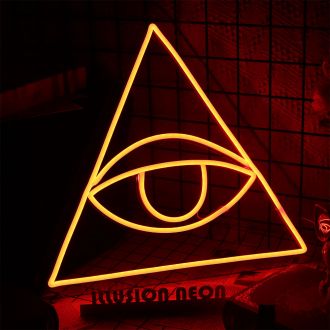 All Seeing Eye Neon Sign