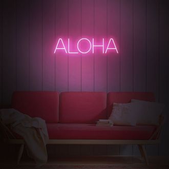 Aloha Neon Sign