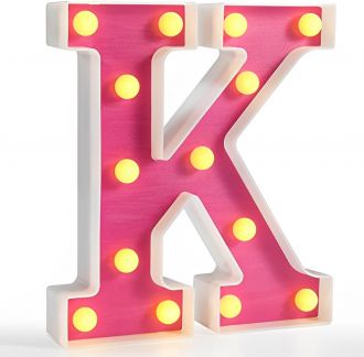 Steel Marquee Letter Alphabet Party K High-End Custom Zinc Metal Marquee Light Marquee Sign