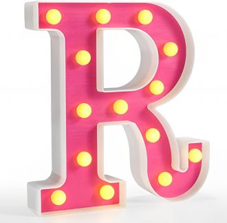 Steel Marquee Letter Alphabet R High-End Custom Zinc Metal Marquee Light Marquee Sign