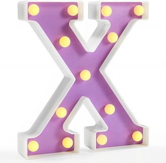 Steel Marquee Letter Alphabet X High-End Custom Zinc Metal Marquee Light Marquee Sign