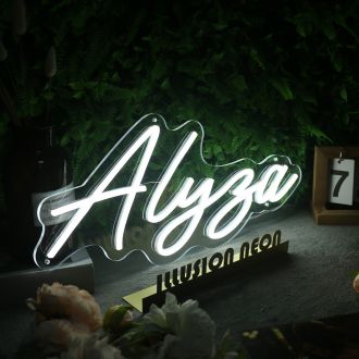 Alysa White Neon Sign