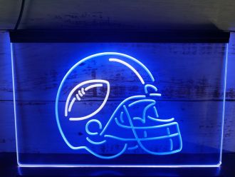 American Football Dual LED Neon Sign